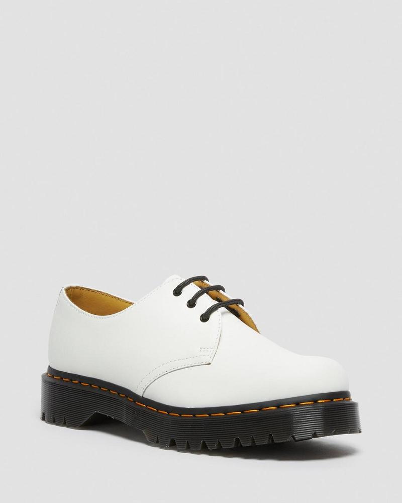 Zapatos Oxford Dr Martens 1461 Bex Smooth Cuero Hombre Blancos | MX 228LIS